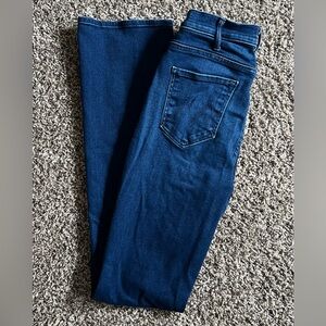 MOTHER  high rise boot cut jeans.